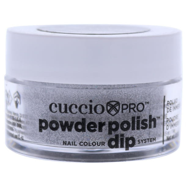 Sistema De Inmersión De Color De Uñas De Esmalte En Polvo Profesional - Plateado Con Mica Arcoíris De Para es - Polvo De Uñas