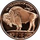 thumbnail image 2 of Moneda redonda de cobre 39 mm 28 g Buffalo Nickel – Jig Pro Shop, 2 of 2