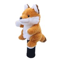 Ioensy - Protector De Cabeza De Madera De Golf De Felpa Suministros De Golf Para Entrenamiento Festivales Al Aire Libre Zorro