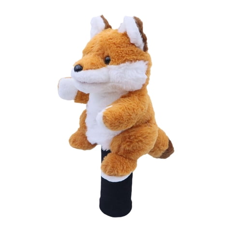 Ioensy - Protector De Cabeza De Madera De Golf De Felpa Suministros De Golf Para Entrenamiento Festivales Al Aire Libre Zorro