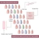 thumbnail image 4 of Press-On Nails Glamnetic Salty Waves Short Almendra Starfish, 4 of 6