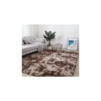 Genérico - Alfombra Peluda Jaspeado 1.8 X 2 - Café