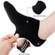 thumbnail image 3 of Pantalones cortos No Show Socks Wernies para mujer, negros, de corte bajo, antideslizantes, 3 of 7