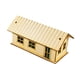 thumbnail image 5 of Casa De Madera En Miniatura, Decoración única 1/72 Para Micropaisaje, Regalo, Mesa De Arena, Estilo C, 5 of 5