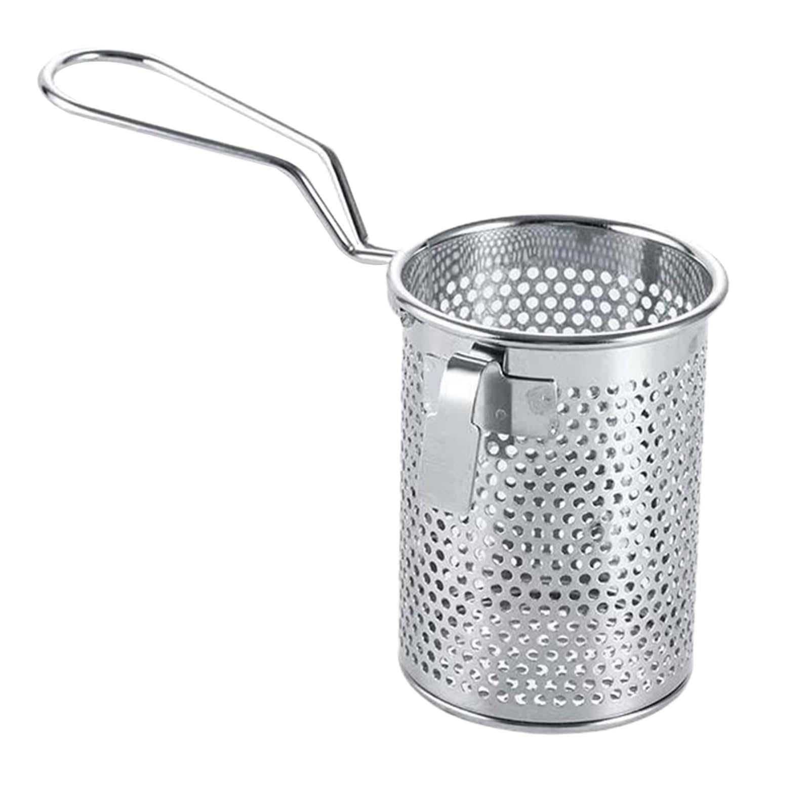 Magideal - Colador De Pasta, Colador De Pasta Para Cocina, Resistente A La Corrosión, Espumadera De Ramen, Colador De Malla Para Alimentos Para Freír, Enjuagar, 8x10cm