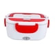 thumbnail image 3 of Calefacción Eléctrica Portátil Caja De Almuerzo Inoxidable Calentador De Alimentos 220V Enchufe De La UE Rojo, 3 of 5