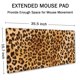 thumbnail image 2 of Alfombrilla de Escritorio SSOIU 90x40 cm Estampado Leopardo Impermeable, 2 of 7