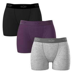 Top - Bóxer Medio Modal Mujer Pack 3 C2
