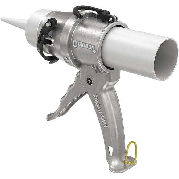 Pistola de calafateo SILIGUN PRO Compact 24:1 con marco de aluminio de 310 ml