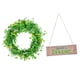 thumbnail image 3 of Guirnalda de vegetación de primavera feliz de Pascua, colgador de puerta delantera guirnalda colgante artificial de verano rústico para el aniversario, 3 of 5