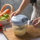 thumbnail image 2 of 1pc, Vegetable Cutter, Multifunctional Garlic Masher, Garlic Grinder, Garlic Crusher, Vegetable Chopper, Creative Fruit Crusher, Manual Garlic Masher, Kitchen Stuff, Kitchen Gadgets, 500/900ml, 2 of 3