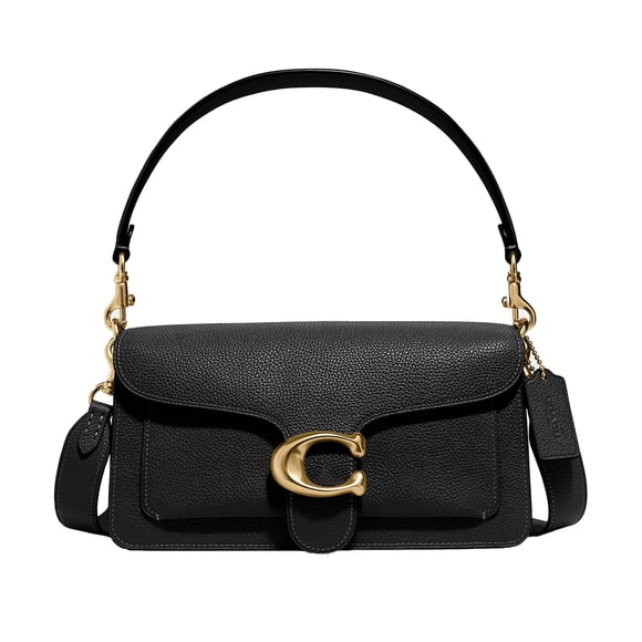 Bandolera Coach de piel granulada pulida Tabby 26 Black