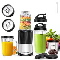 Combo De Licuadora Y Molinillo Consciot Cb08 900 W, 16 Piezas Con Tazas