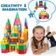 thumbnail image 5 of Bloques de construcción magnéticos AFUNX 102 piezas con 2 coches para niños mayores de 3 años, 5 of 6