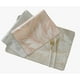 thumbnail image 1 of Mantel Individuals Plumas En Relieve Oro Rosa, 1 of 3