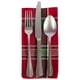 thumbnail image 5 of Set de 6 servilletas de tela DII Tango Red Plaid navideñas, 5 of 8