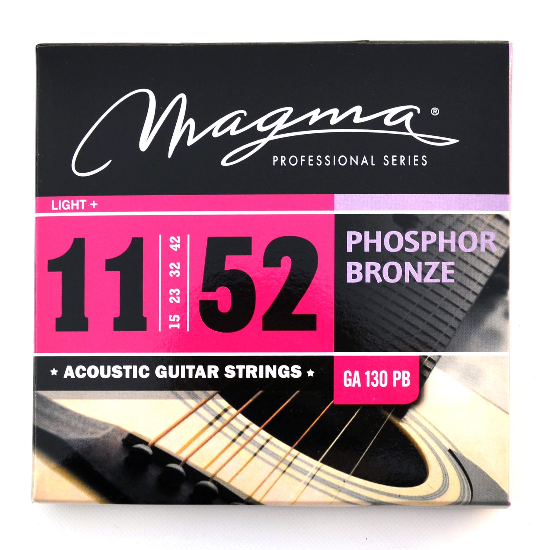 Set Cuerdas Guitarra Acustica Ga130pb Magma