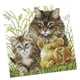 thumbnail image 3 of Kit De Bordado De Punto De Cruz Estampado Con Costura De Bricolaje Patrón De Gato 14ct 34x34cm, 3 of 5