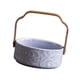 thumbnail image 2 of Canasto De Frutas De Cerámica Decorativa, Canasto Para Servir Alimentos Para La Mesa De La Sala De Estar, Picnics, Violeta, 2 of 3