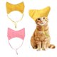thumbnail image 1 of Gorro de Ducha para Gatos Uxcell, Gorros de Ducha para Perros con Correa Ajustable, (Amarillo/Rosa, 2 Piezas), Destinado para Gatitos/Pequeños Cachorros/Aseo, 1 of 7