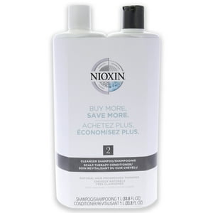 Nioxin - Duo System 2 De Para Unisex: Champú Y Acondicionador De 2 X 33,8 Oz