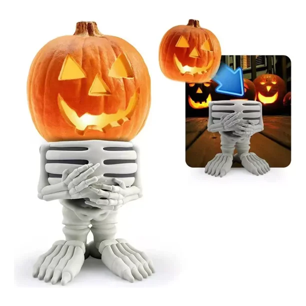 A-decoraciones De Halloween Caballero Calabaza Jack-o-lante
