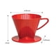 thumbnail image 3 of Cono Filtro de Café Fino Tamaño 2 Rojo para 2-6 Tazas, 3 of 9