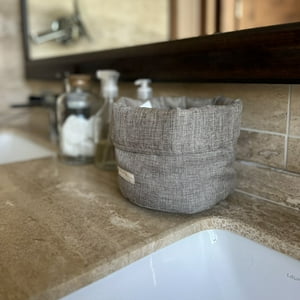 Canasto De Baño Tostado Oscuro Casa Cecilia