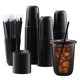 thumbnail image 1 of Vasos de plástico OBNIESEA 473 ml con tapas y pajillas - Juego de 100 unidades, 1 of 7