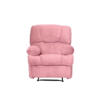 Latam Home - Bergere Perugia Reclinable Tela Velvet Palo Rosa