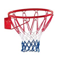 Bamo - Aro De Basketball Tamaño Oficial 45 Cm Acero 16 Mm Rojo