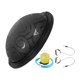 thumbnail image 5 of Pelota De Equilibrio De 18 Pulgadas Con Bomba De Pie, Antideslizante, Para Pilates En Casa, Gimnasio, Color Negro, 5 of 5