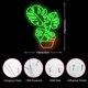 thumbnail image 5 of Letrero de neón LED Bklphsey 42 cm × 33 cm Hoja de Monstera, 5 of 8