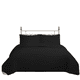 thumbnail image 1 of Cubrecama Quilt Reversible 2 5 Plazas Color Negro Lines Collection Martiné, 1 of 3