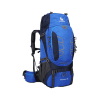 Genérico - Mochila Impermeable 60L Color Celeste