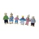 thumbnail image 4 of 7 Piezas Miniatura People Set Figuras De Acción De Madera Para Ni?os Ni?os Ni?os Peque?os, 4 of 5