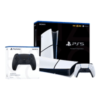Consola Sony Playstation 5 Slim Edición Digital + Control Dualsense Adicional Midnight Black