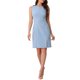 thumbnail image 2 of Vestidos Midi con Cremallera y Abertura para Mujer INSPIRE CHIC sin Mangas para Trabajo M Azul, 2 of 6
