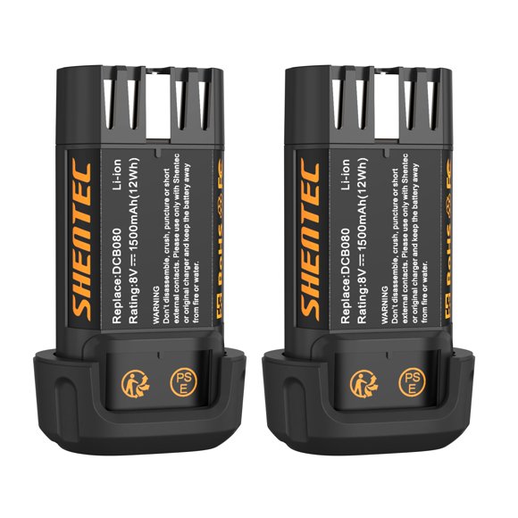 Cargador de baterías Shentec 8 V Li‑ion (2 unidades) DCB080
