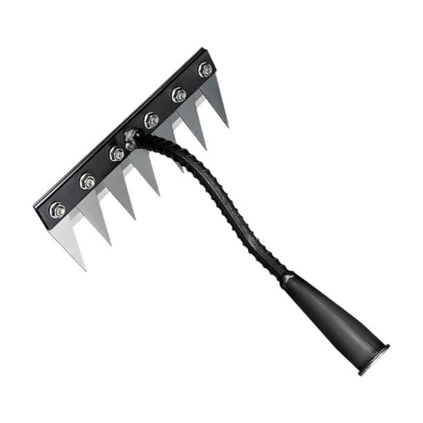 Herramienta de agua de jardín Herramienta de remover Herramienta de servicio pesado Manejo ergonómico Herramienta de extracción de malezas para remojo 7 dientes