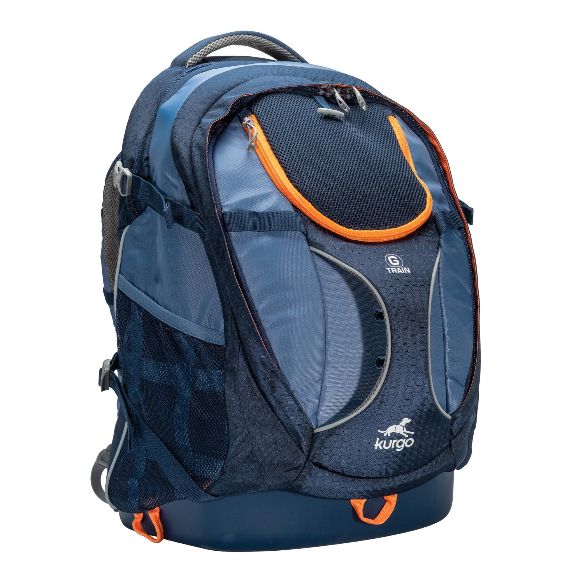 Mochila Transportadora Para Perros Kurgo G-train Impermeable Azul Marino