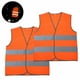 thumbnail image 2 of Paquete de 2 chalecos de seguridad reflectantes de alta visibilidad para niños, de malla., 2 of 8