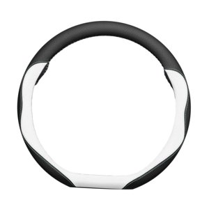 Ioensy - Funda Para Volante Transpirable Fácil De Instalar 15 Pulgadas Para Byd Atto 3 Negro Blanco
