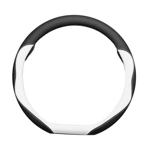 Ioensy - Funda Para Volante Transpirable Fácil De Instalar 15 Pulgadas Para Byd Atto 3 Negro Blanco