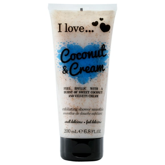 Batido de Ducha Exfoliante I Love Cosmetics Coco y Crema
