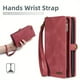 thumbnail image 1 of Artificial Leather Wallet Mobile Phone Case For Samsung S23 S23PLUS Zipper Flip Cover 2-in-1 Protective Case For Samsung S23ULTRTA Large Capacity Plug-in Card Protective Case For Samsung S22, S21, S21, 1 of 3