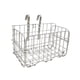thumbnail image 5 of Cesta Plegable Para Almacenamiento De Bicicletas Cesta De Compras Para Bicicletas Resistente Para El Viaje Diario Plateado, 5 of 5