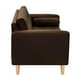 thumbnail image 5 of Sofa Retro 2c Felpa 05 Chocolate, 5 of 6
