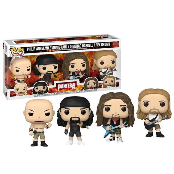 Funko Pop Rock Pantera 4 Pack