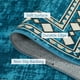 thumbnail image 4 of Alfombra de corredor CAROMIO 122 × 183 cm verde azulado lavable, 4 of 7